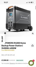 ALLPOWERS R4000 Portable Power Station 3456Wh LFP 4000W Solar Generator Camping