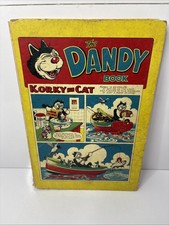 The Dandy Book 1958 Hardback Annual Vintage Collectible No Spine Readers Copy