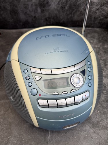 Sony cfd e7s portable radio - cfd-e7s, cd