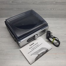 Steepletone ST938 3 Speed Record Player with Flip Over Stylus - Aux In, Line Out