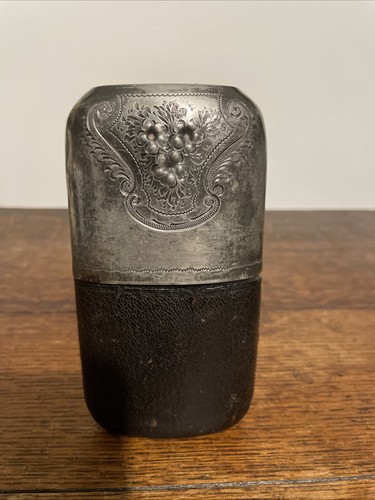 Vintage silver plated hip - silver,