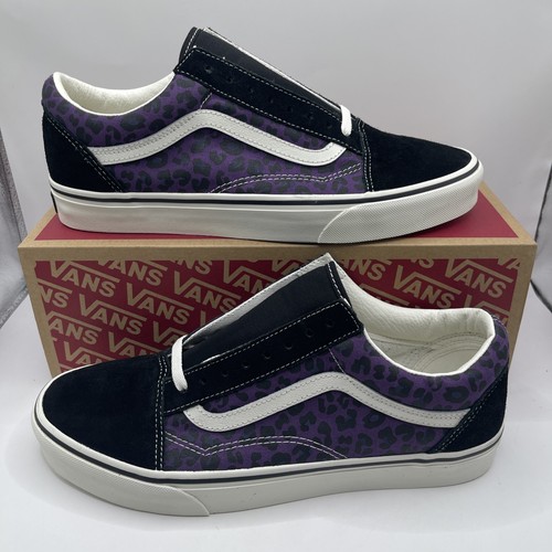 Vans old skool leopard purple - vans,
