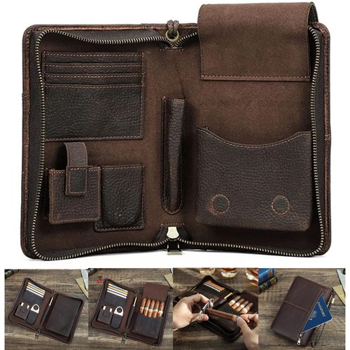 Travel cigar case - travel, genuine