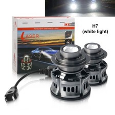 2x H7 LED Laser Headlight Bulb