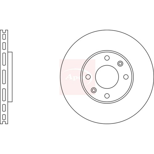 Brake discs vented - brake, for
