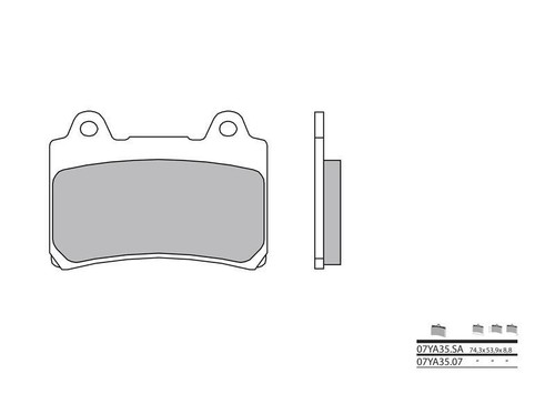 For yamaha trx 850 - trx, front