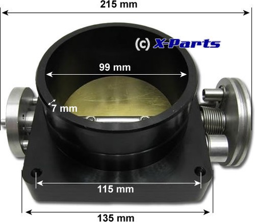 Throttle valve 100 vw - valve, ø