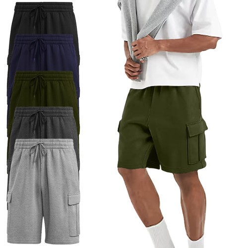 Mens cargo fleece - shorts, sweat