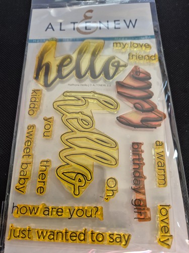 Altenew halftone hello clear - altenew,