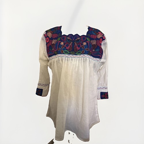 Ivory embroidered mexican - ivory,