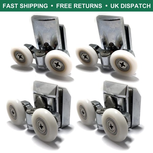 Minimalist shower door wheels - shower,