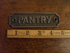 Antique cast iron style pantry