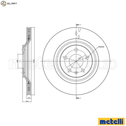 Brake disc 1020c for - 2x,