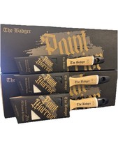 Paint Warrior BADGER Paint Brushes BEAVERTAIL Oval Angle Nylon 1.5, 2, 2.5" in