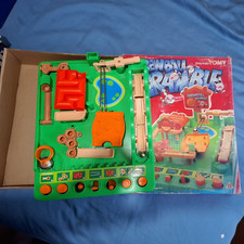 Vintage 1980 Original Tomy Screwball Scramble Missing Clock and Hoop working