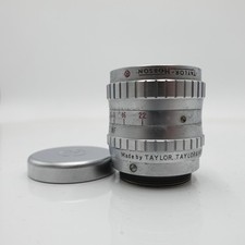 Taylor Hobson 0.7" Inch 17mm f/2.5 Cine Lens - C Mount - Fully Working