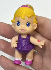 1995 Kenner Baby Buddies 6cm Tall Doll Blonde Blue Eyes