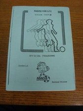 05/09/1987 Maesteg Park v Ebbw