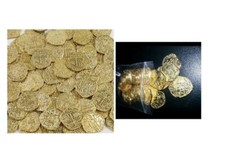 Metal Pirate Coins 50 Spanish