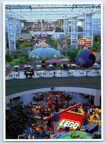 Lego postcard mall america - mall, of