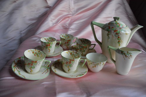 Crown ducal art deco green - crown,