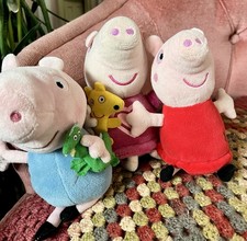 Peppa Pig soft toy plush bundle George Peppa Job Lot X 3 Children’s Gift Idea