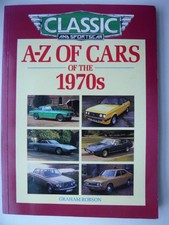 A-Z of Cars of the 1970's by Robson, Graham Paperback Book The Cheap Fast Free