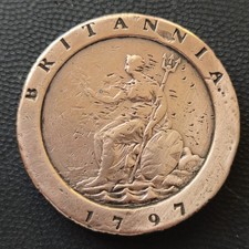 1797 Cartwheel Twopence King