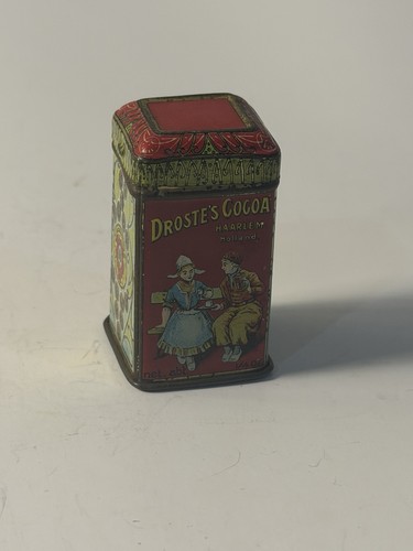 Vintage droste cocoa tin - vintage, droste's