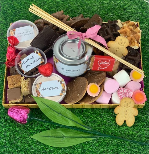 Chocolate hamper fondue - hamper,