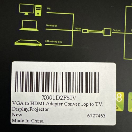 Vga hdmi converter adapter - vga, to