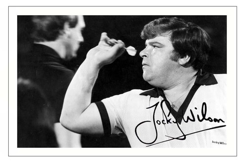 Jocky wilson signed - signed, autograph