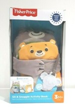 FISHER-PRICE Sit & Snuggle Activity Sensory Soft Book 3m+ Baby NEW, damaged box