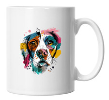Brittany Spaniel Mug, Doodle