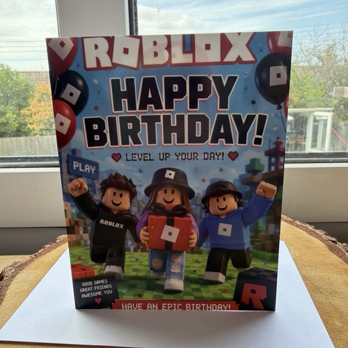 Roblox birthday card new - roblox,