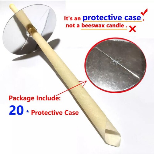 20pcs dia 8cm beeswax candle - 20pcs,