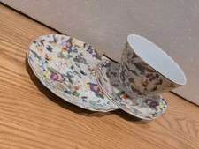 Vintage teacup saucer set - teacup, &