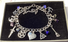 Pagan charm bracelet spiritual - charm,