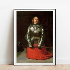 Art print Millais Joan of Arc