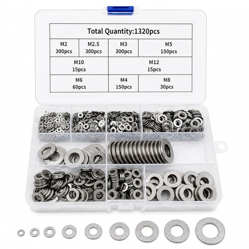 230 pcs large flat washer - 230, set