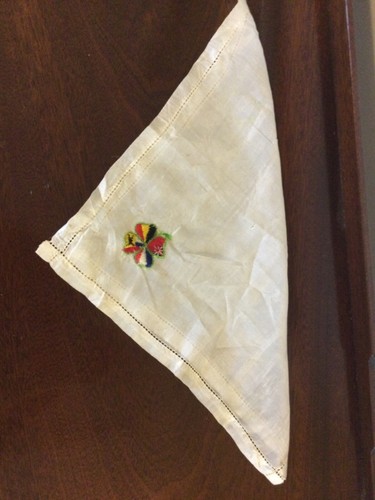Ww1 hand embroidered - embroidered, silk
