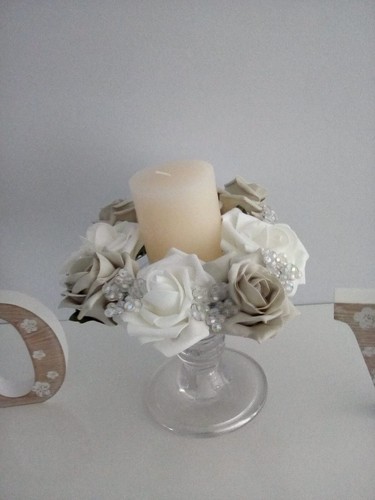 White silver grey rose - rose, ab