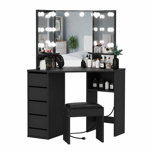 Corner dressing table led - corner,