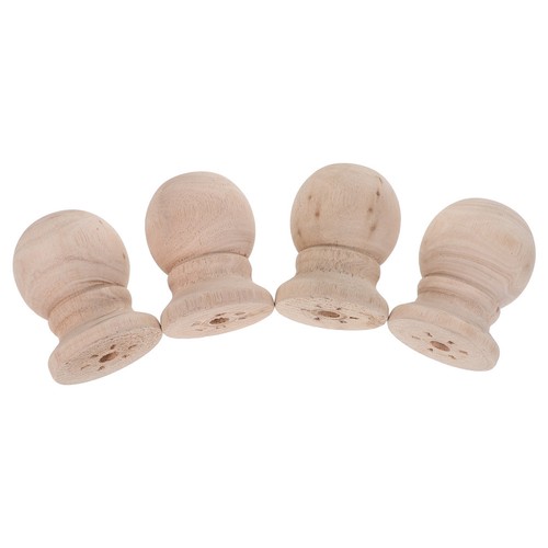 Rustic light yellow round wood - yellow,