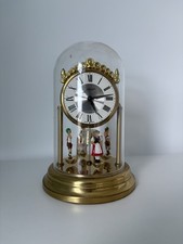 Vintage Schmid West Germany Wind Up Mantel Clock