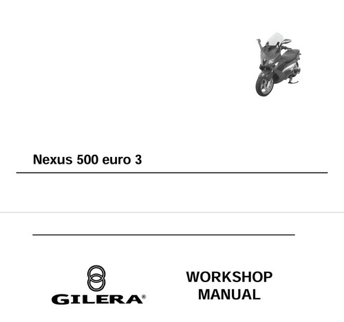 Workshop repair manual gilera - repair,