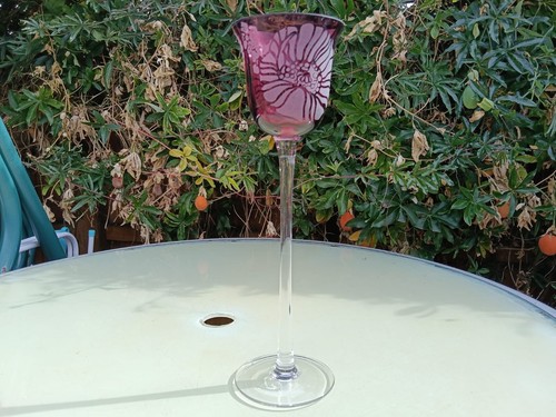 Tall amethyst purple frosted - amethyst,