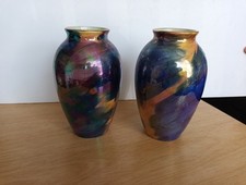 Vintage Maling Art Deco Lustre