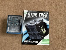 Eaglemoss Star Trek Starships Collection Issue 58 Borg Tactical Cube With Mag