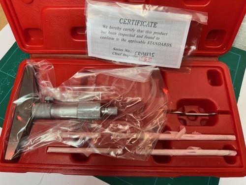 New depth micrometer inch - micrometer, 0-4
